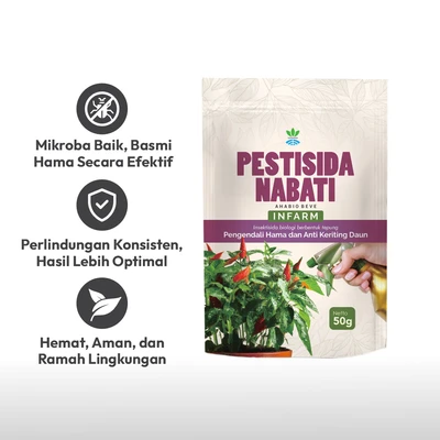 Gambar Infarm Pestisida Nabati Ahabio Beve 50 gr