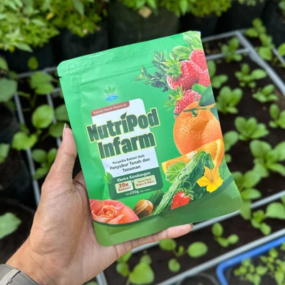 Gambar Infarm Nutripod Penyubur Tanah & Tanaman 100 gr