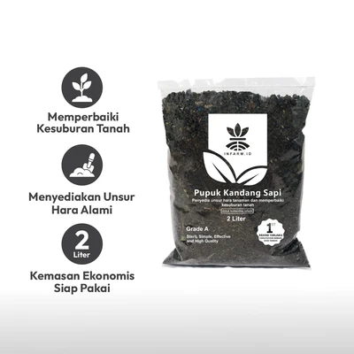 Gambar Infarm Pupuk Kandang Sapi Grade A 2 ltr