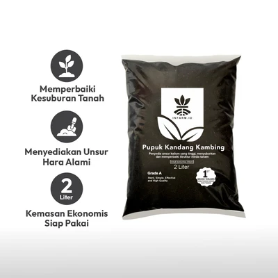 Gambar Infarm Pupuk Kandang Kambing Grade A 2 Liter