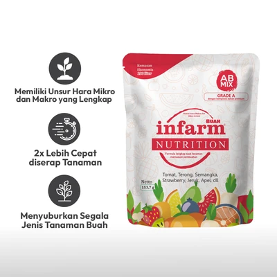 Gambar Infarm Pupuk Hydroponic AB Mix Buah 153.7 gr