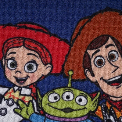 Gambar Disney Toy Story Keset Kamar Mandi Welcome 40x60 cm - Biru