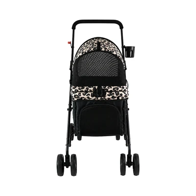 Gambar Pet Kingdom Stroller Hewan Leopard - Hitam