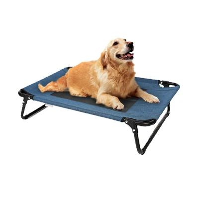 Gambar Pet Kingdom Tempat Tidur Lipat Anjing & Kucing - Biru Navy