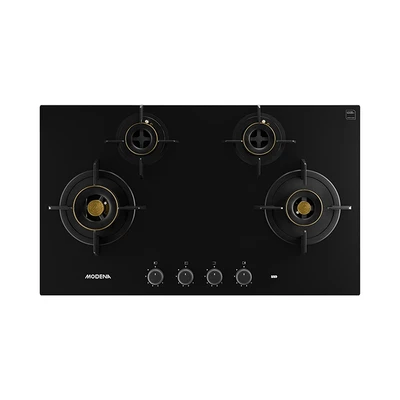 Gambar Modena Kompor Tanam 4 Tungku BH 1945 BDBK 90 cm - Hitam