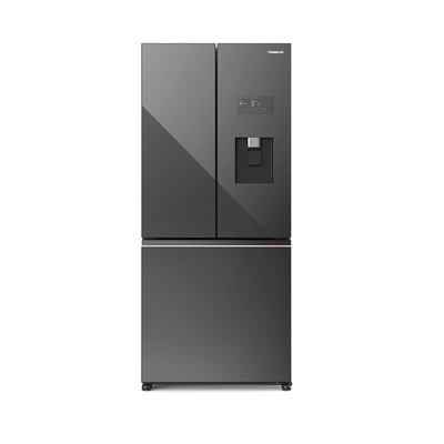 Gambar Panasonic Kulkas 3 Pintu Side By Side 536 Liter NR-CW530XMMD - Abu-Abu Tua
