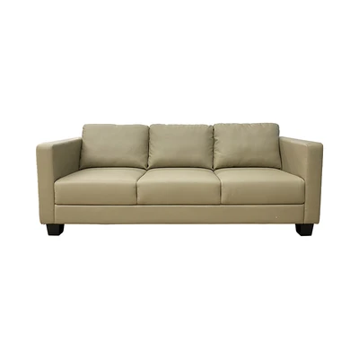 Gambar Informa Venien Sofa Kulit 3 Seater - Cokelat Cappuccino