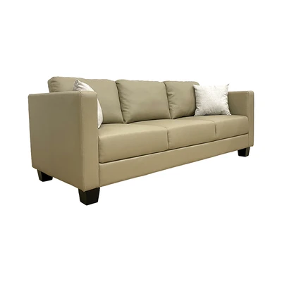 Gambar Informa Venien Sofa Kulit 3 Seater - Cokelat Cappuccino