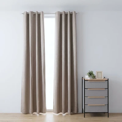 Gambar Informa Xena Gorden 140x250 cm Set 2 Pcs V2 - Cokelat Taupe