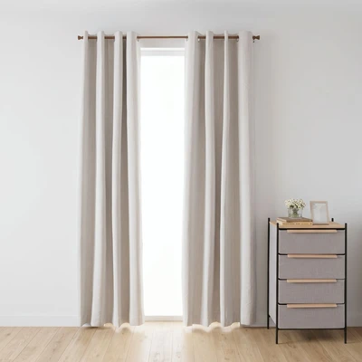 Gambar Informa Xena Gorden Blackout Polyester 140x250 cm Set 2 pcs V1 - Putih