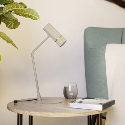 Gambar Eglo Caminia Lampu Meja GU10 - Krem Sandy