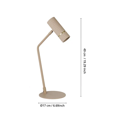 Gambar Eglo Caminia Lampu Meja GU10 - Krem Sandy