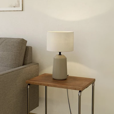 Gambar Eglo Capalbio Lampu Meja E27 - Krem Sandy