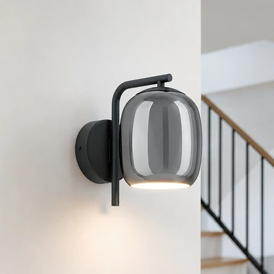Gambar Eglo Ciampino Lampu Dinding E27 - Hitam