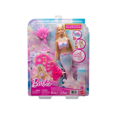 Gambar Barbie Set Boneka Bubble Sparkle Mermaid - Mix