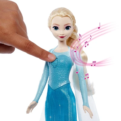 Gambar Disney Princess Boneka Singing Elsa - Biru