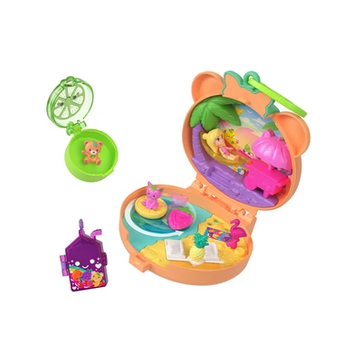 Gambar Polly Pocket Playset Pushie Bear Compact - Mix