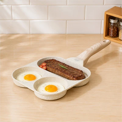 Gambar Culinart Wajan Penggorengan Telur & Pancake Aluminium - Krem
