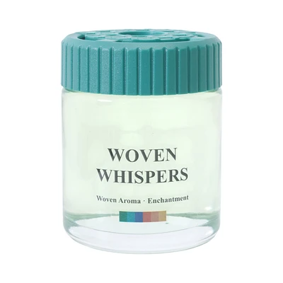 Gambar Flamingo Sakura Woven Whispers Woven Gel Pengharum Mobil - Hijau