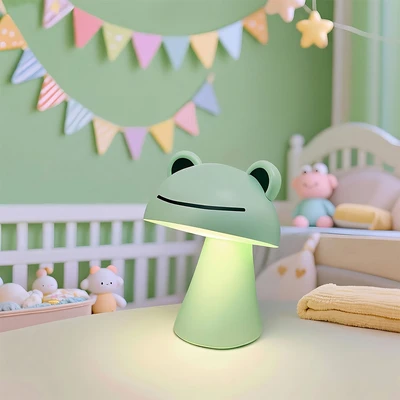 Gambar Eglare Lampu Meja LED 3 Watt 1200mAh Rechargeable Frog - HIjau