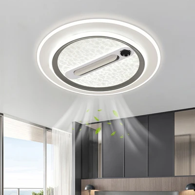Gambar Eglare Lampu Langit-Langit LED 3CCT Dengan Kipas Angin & Mosquito Repellent - Putih