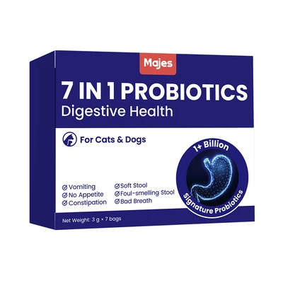 Gambar Majes Suplemen Hewan 7 in 1 Probiotics Digestive Health