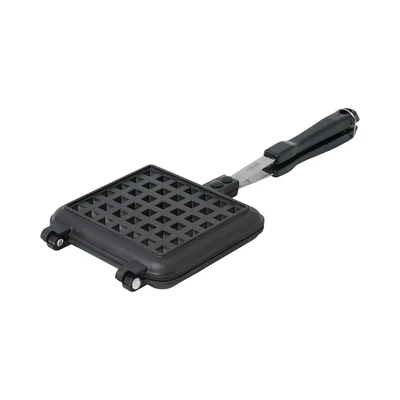 Gambar Culinart Cetakan Waffle Square Single Aluminium Die-Cast - Abu-Abu