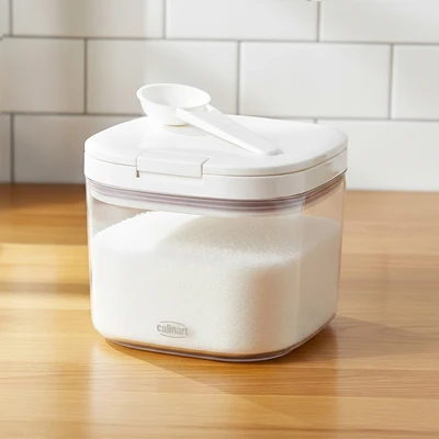 Gambar Culinart Tempat Bumbu Dapur Dengan Sendok 800 ml Transparan - Putih