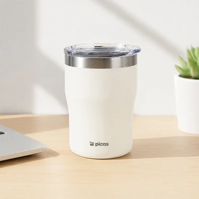 Gambar Picas Sippy Mug Vacuum Flask Stainless Steel 300 ml - Krem Beige