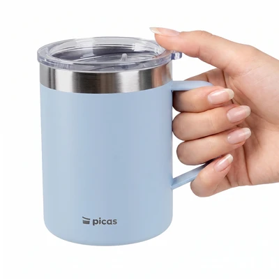 Gambar Picas Campy Mug Vacuum Flask Stainless Steel 350 ml - Biru