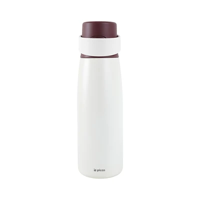 Gambar Picas Carry Vacuum Flask Stainless Steel Dengan Handle 900 ml - Cokelat Beige