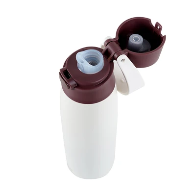 Gambar Picas Carry Vacuum Flask Stainless Steel Dengan Handle 900 ml - Cokelat Beige
