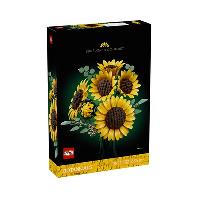 Gambar LEGO Botanicals Sunflower Bouquet Set 686 Pcs 11502 - Kuning/hijau