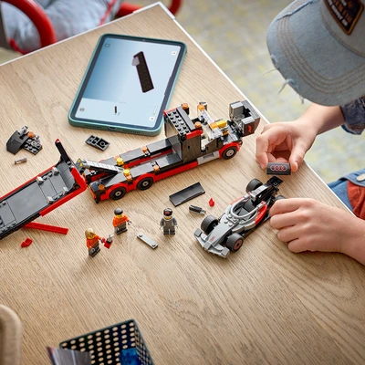 Gambar LEGO City F1 Display Truck & Audi F1 Race Car Set 508 Pcs 60493 - Mix