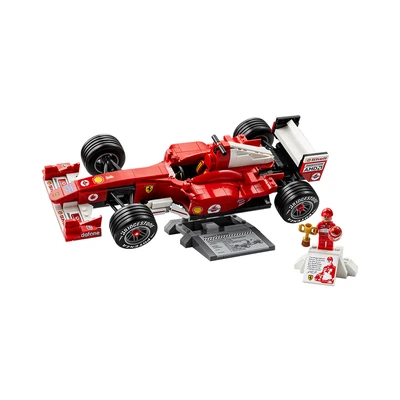 Gambar LEGO Icons Ferrari F2004 & Michael Schumacher Set 735 Pcs 11375 - Merah