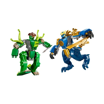 Gambar LEGO Ninjago Jays Dragon Mech Fight Set 107 Pcs 71853 - Hijau/biru