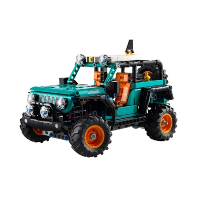 Gambar LEGO Technic Jeep Wrangler Rubicon Suv Set 723 Pcs 42227 - Hijau