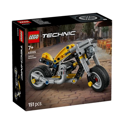 Gambar LEGO Technic Yellow Motorcycle Set 151 Pcs 42225 - Kuning
