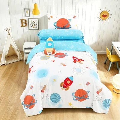 Gambar Informa 100x200 cm Set 5 pcs Seprai Single Anak Microfiber Space