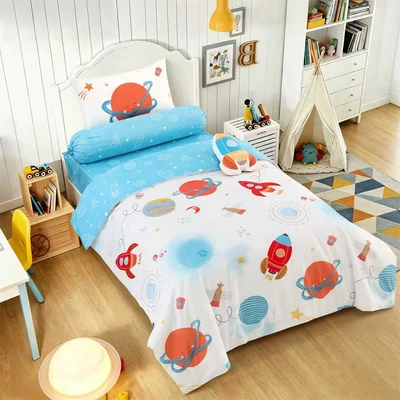 Gambar Informa 100x200 cm Set 5 pcs Seprai Single Anak Microfiber Space