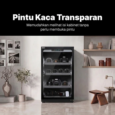 Gambar Masterspace Dry Cabinet Pro 100 Liter 42x38x73 cm - Hitam