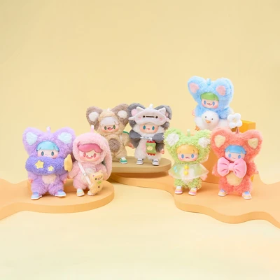 Gambar Kiddy Fun Softopia Gantungan Kunci Boneka Adou Colorful Life Random