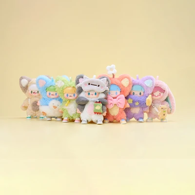 Gambar Kiddy Fun Softopia Gantungan Kunci Boneka Adou Colorful Life Random
