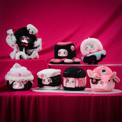 Gambar Kiddy Fun Softopia Gantungan Kunci Boneka Plush Cino Black Monday Random