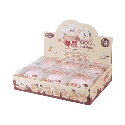 Gambar KIddy Fun Bonjor Squishy Booty Baozi - Putih