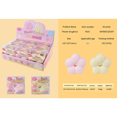 Gambar KIddy Fun Bonjor Squishy Flower Doughnut Random