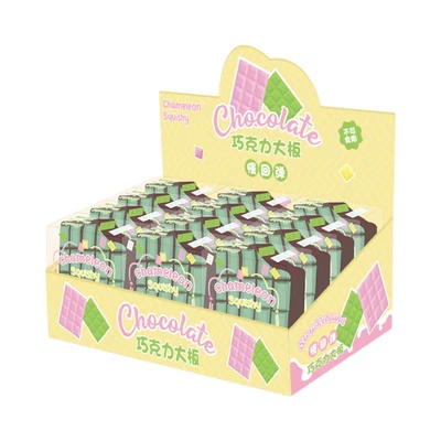 Gambar Kiddy Fun Bonjor Squishy Chocolate Block - Cokelat/Hijau