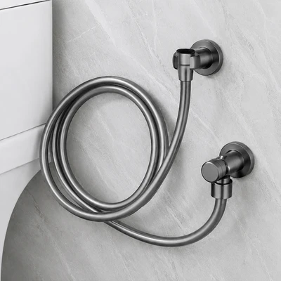 Gambar Acroz Selang Shower Anti Twist Matte 1.2 Meter - Abu-abu Gumetal