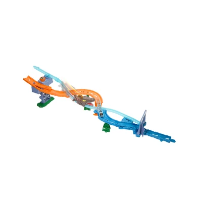 Gambar Hot Wheels Racer Verse Playset Crash & Splash Track - Mix