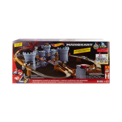 Gambar Hot Wheels Playset Mariokart Bowsers Castle Raceway - Mix
